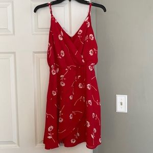 Red Flower Dress